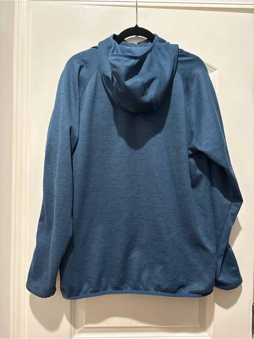 The North Face Men’s Blue Full Zip Hooded Jacket Fleece Large